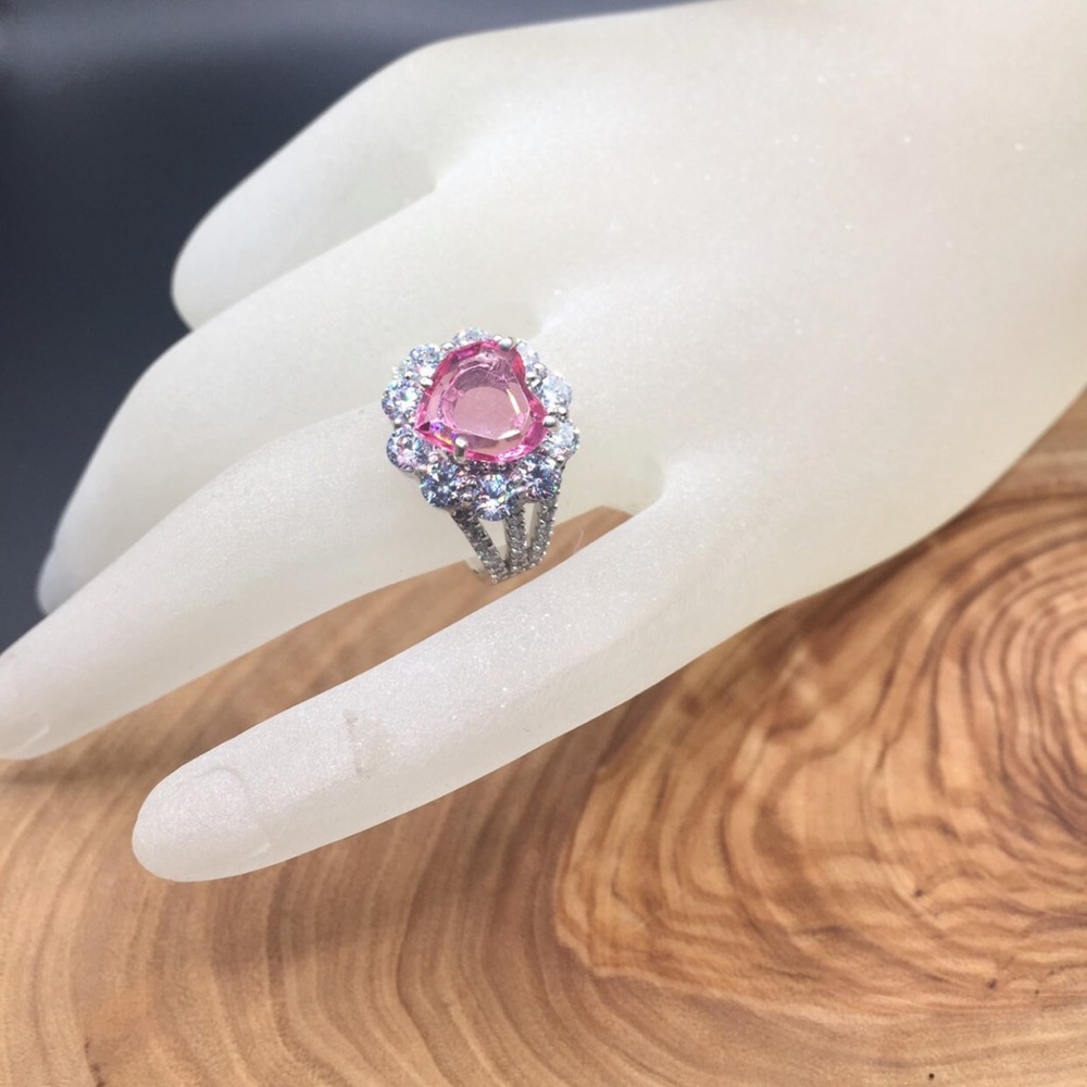 Sterling silver heart ring (new)
